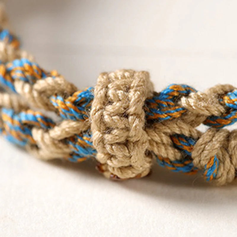 Bracciale intrecciato con Buddha Stones per la protezione della ricchezza - Image 12