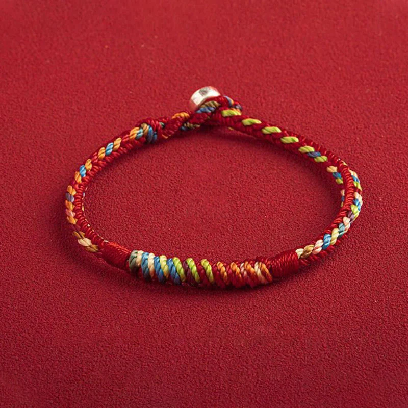 Bracciale multicolore Buddha Stones "Possa tu essere al sicuro e fortunato nell'anno a venire" - Image 14