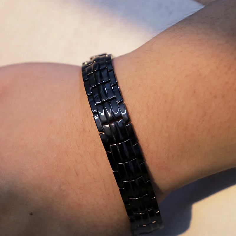 Bracciale rigido magnetico vintage in rame massiccio - Image 7