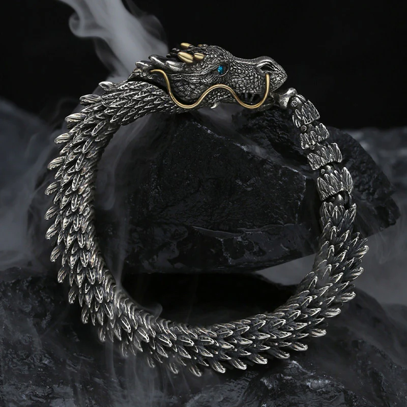 Braccialetto a catena con amuleto fatto a mano con drago nordico Buddha Stones , protezione dalla fortuna - Image 6