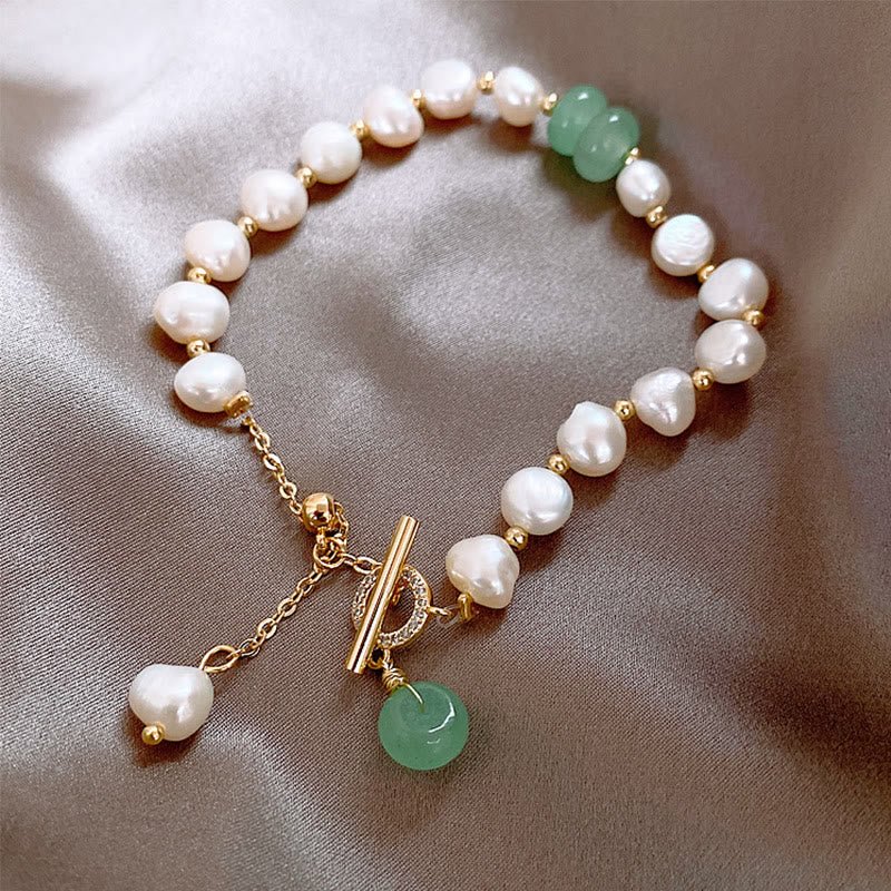 Braccialetto a catena curativo con perle di quarzo fragola verde Buddha Stones - Image 3