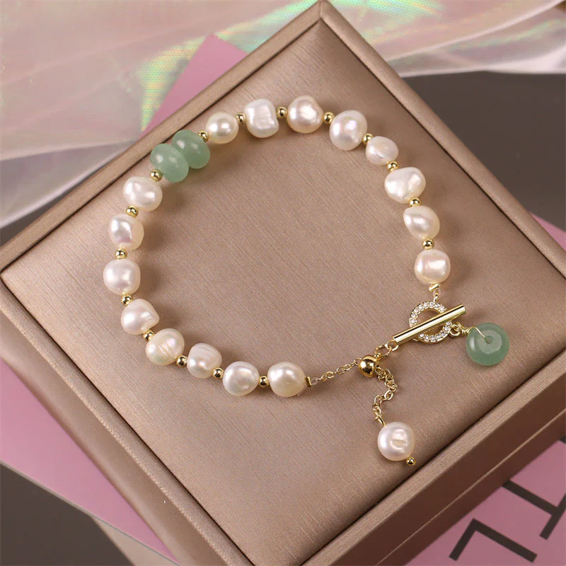 Braccialetto a catena curativo con perle di quarzo fragola verde Buddha Stones - Image 7