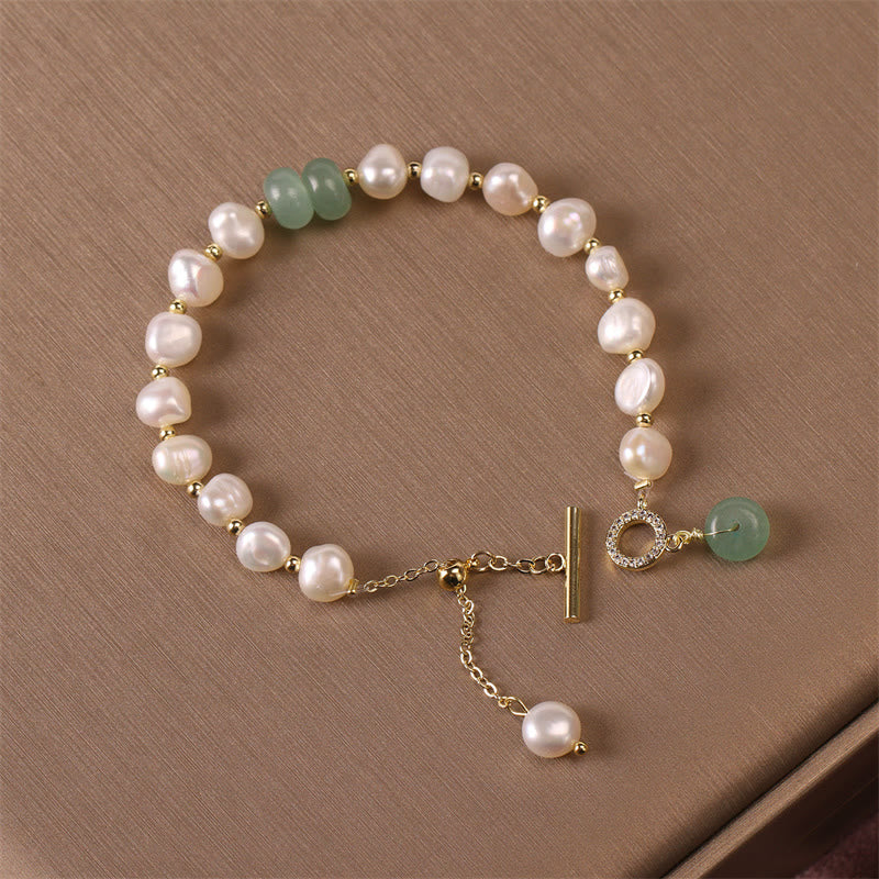 Braccialetto a catena curativo con perle di quarzo fragola verde Buddha Stones - Image 8