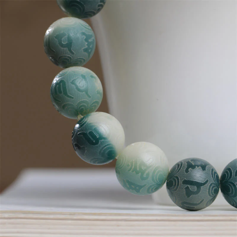 Braccialetto Buddha Stones Bodhi Seed Om Mani Padme Hum inciso per tenere lontani gli spiriti maligni - Image 10