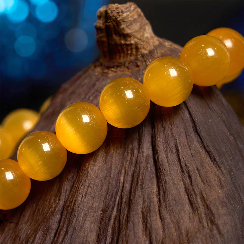 Braccialetto Buddha Stones Cat's Eye Chrysoberyl Flower Love - Image 17