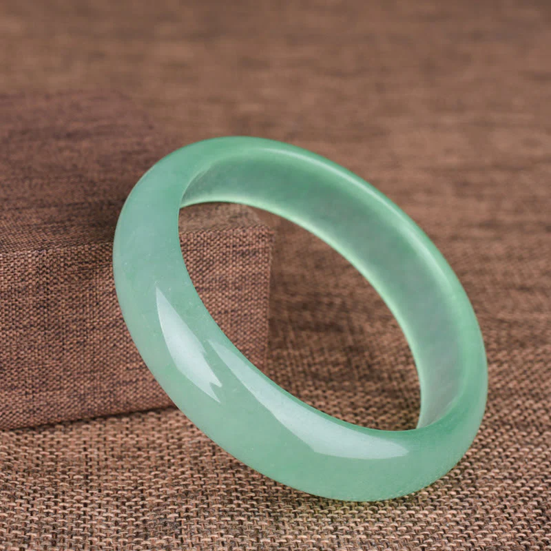 Braccialetto Buddha Stones Natural Jade Luck Healing Prosperity Bangle - Image 2
