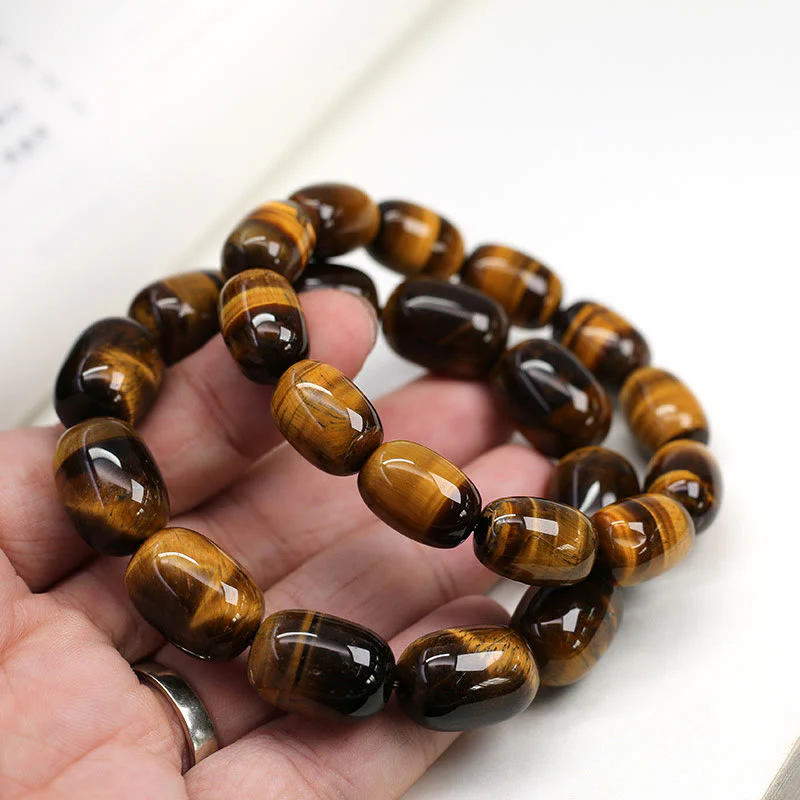 Braccialetto Buddha Stones Natural Tiger Eye Stone Integrity Willpower - Image 6