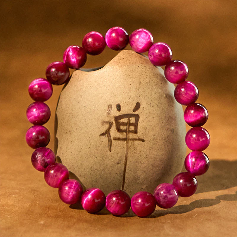 Braccialetto Buddha Stones Red Tiger Eye Calm - Image 12