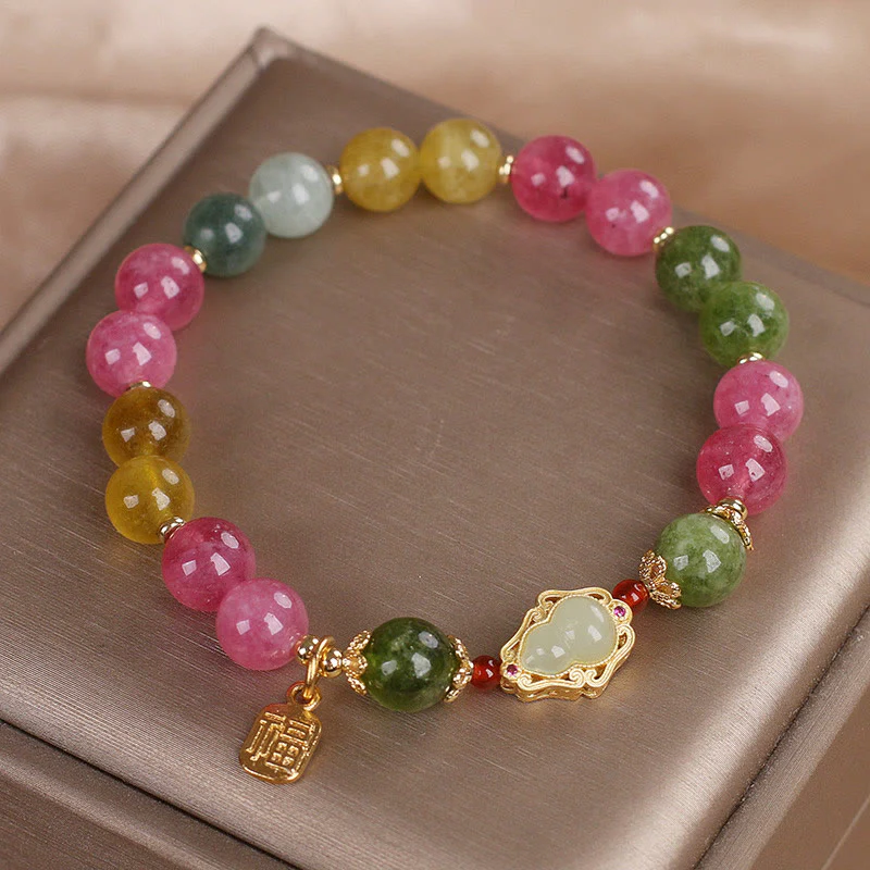 Braccialetto Buddha Stones Tormalina Fu Character Love - Image 4