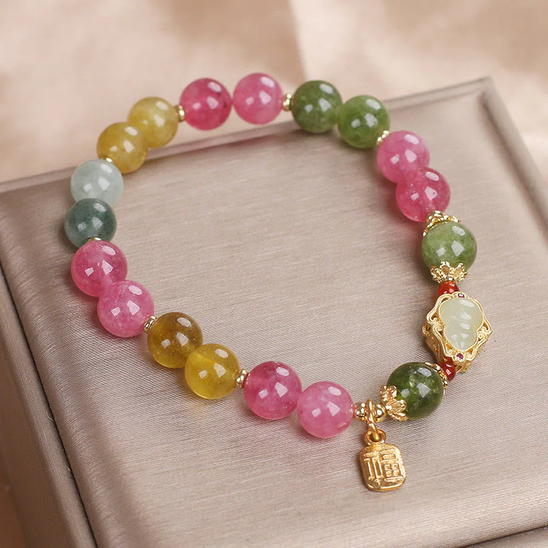 Braccialetto Buddha Stones Tormalina Fu Character Love - Image 8