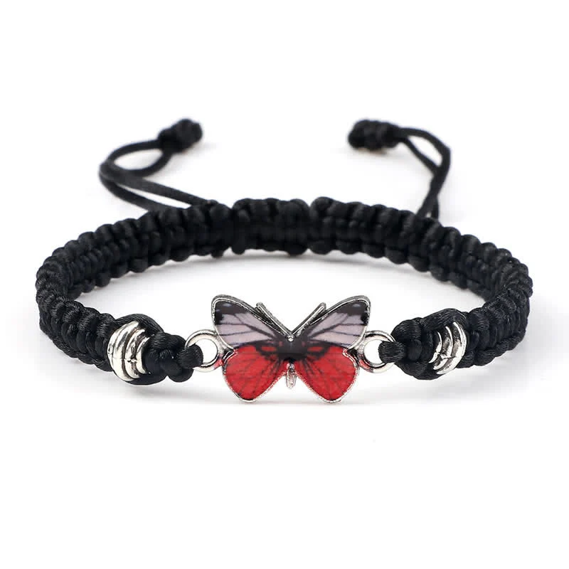 Braccialetto con ciondolo a forma di corda con farfalla Buddha Stones, libertà e amore - Image 8