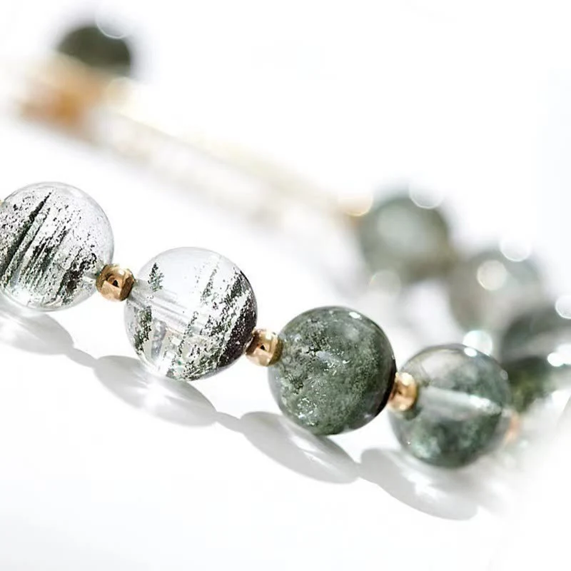 Braccialetto con ciondolo Buddha Stones Green Phantom Crystal Confidence - Image 11