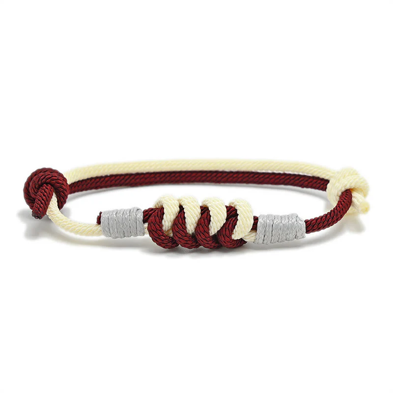 Braccialetto con corda intrecciata e resistenza al nodo King Kong, design semplice , Buddha Stones - Image 16