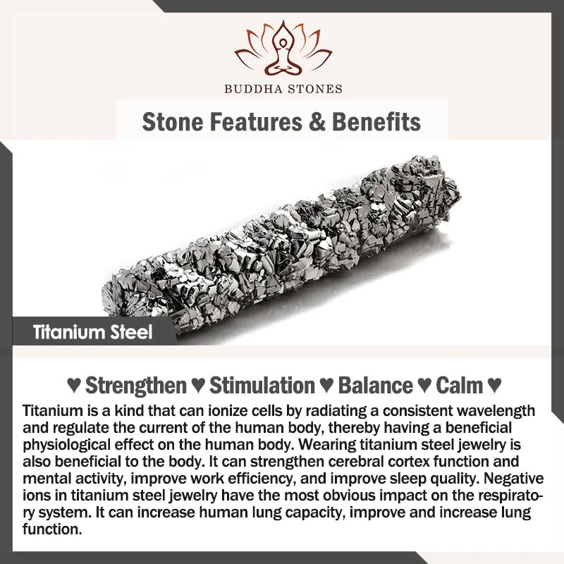 Braccialetto con perline di coraggio in occhio di tigre con motivo a osso e Buddha Stones - Image 7