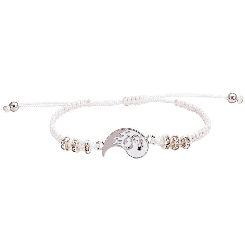 Braccialetto coppia drago Yin Yang Buddha Stones 2 pezzi - Image 3