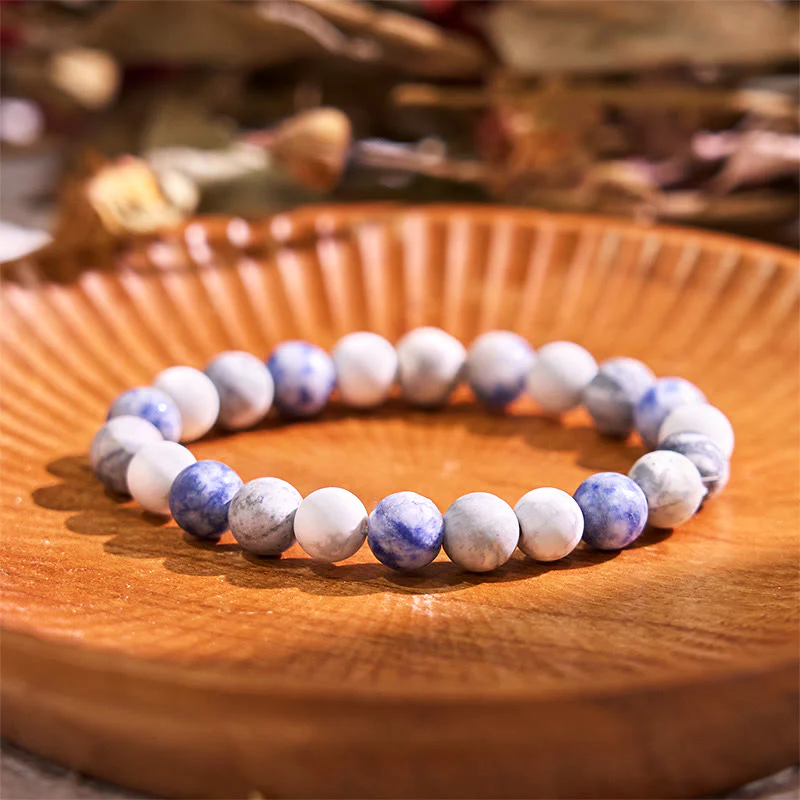 Bracciale della calma con vari cristalli di pietra di Buddha, malachite, lazurite, lapislazzuli, emimorfite - Image 16