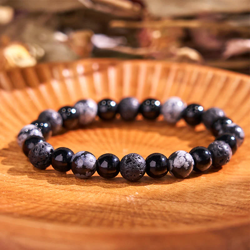 Bracciale della calma con vari cristalli di pietra di Buddha, malachite, lazurite, lapislazzuli, emimorfite - Image 162