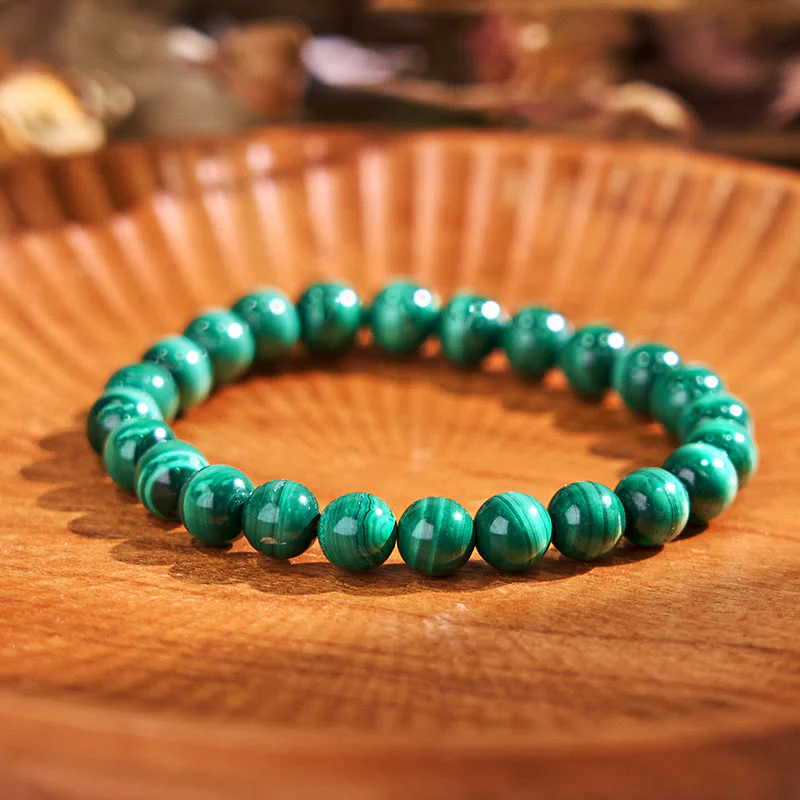 Bracciale della calma con vari cristalli di pietra di Buddha, malachite, lazurite, lapislazzuli, emimorfite - Image 4