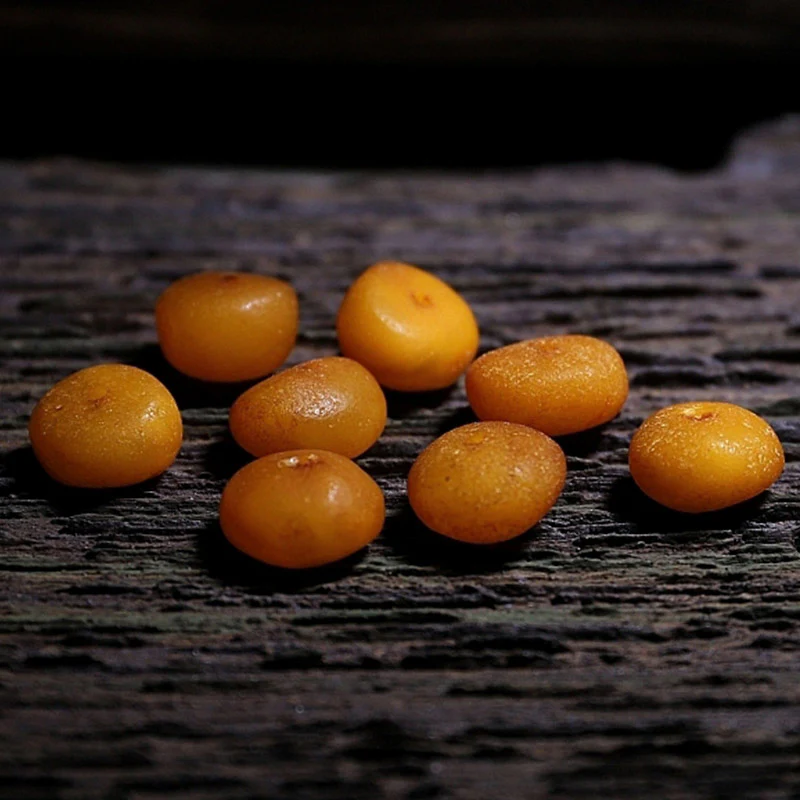 Braccialetto della fortuna in ambra e corno di pecora del Tibet con 108 perle di Mala Buddha Stones - Image 18