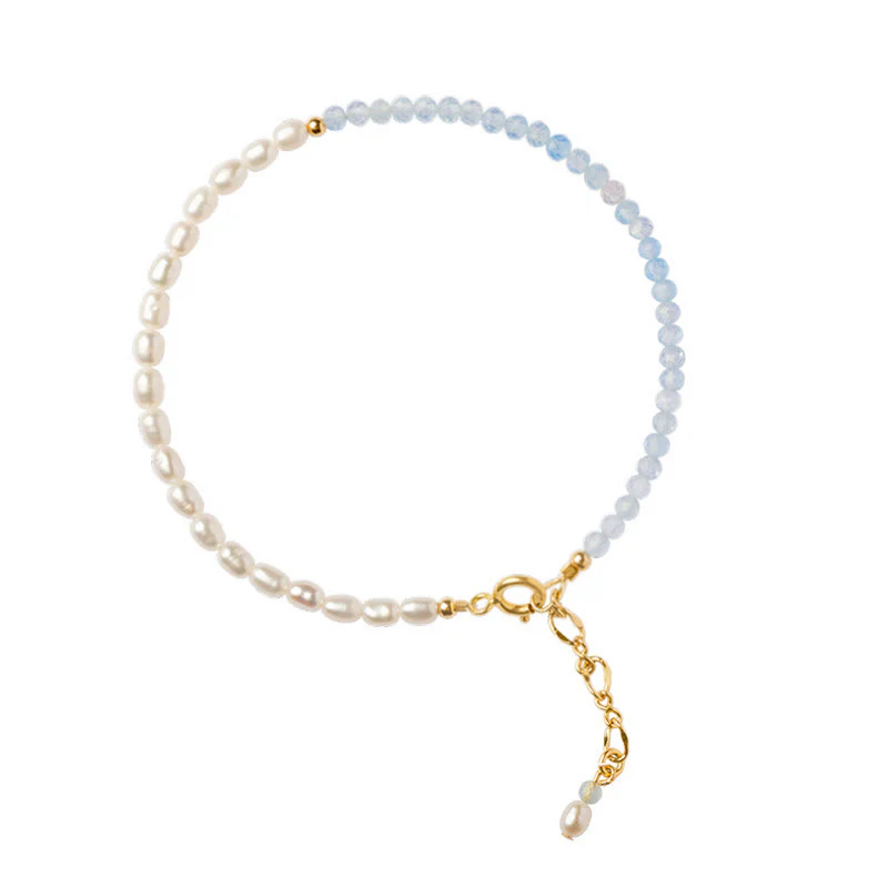 Braccialetto della saggezza in rame placcato oro 14k con perle ultrasottili di perle turchesi da 2 mm Buddha Stones - Image 15