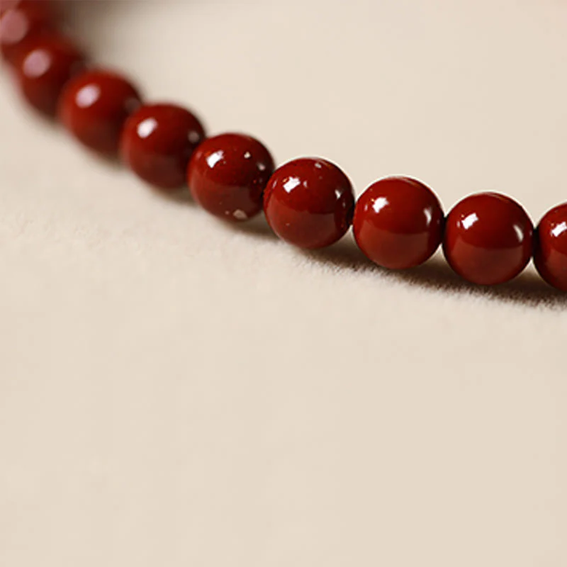 Braccialetto di benedizione con pesce koi portafortuna, cinabro naturale, cristallo rosa Buddha Stones , quarzo fragola - Image 16
