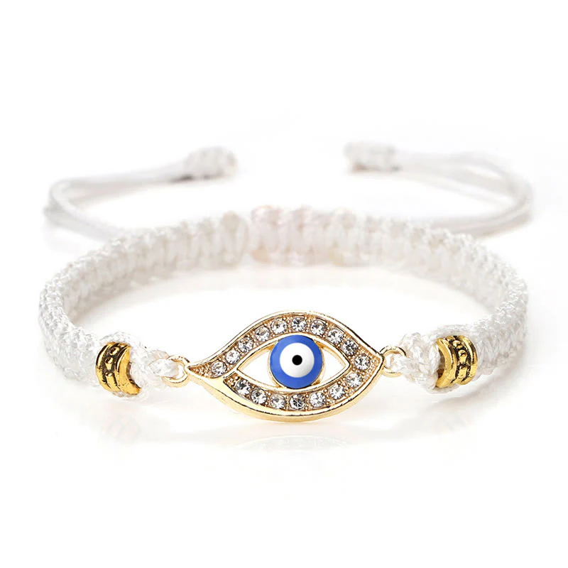Braccialetto di corda Buddha Stones Evil Eye Keep Away Evil Spirits - Image 21