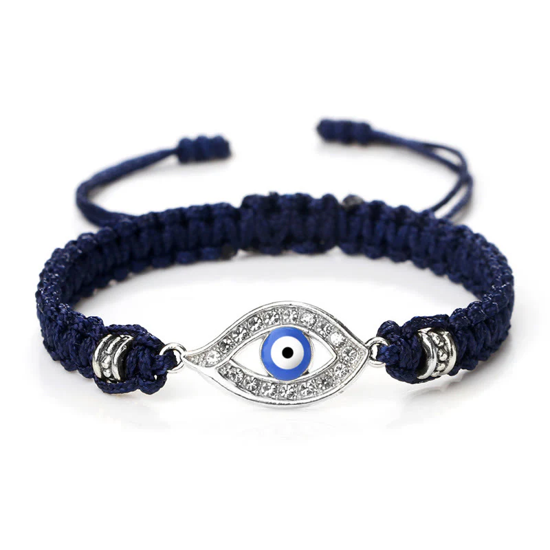 Braccialetto di corda Buddha Stones Evil Eye Keep Away Evil Spirits - Image 30