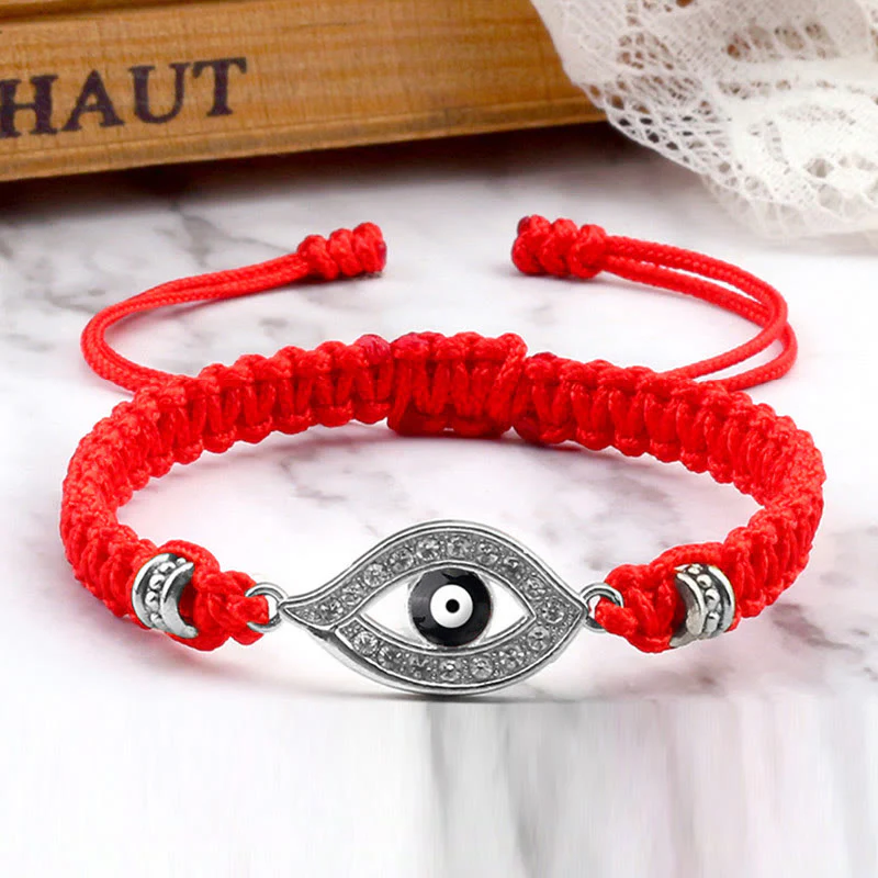 Braccialetto di corda Buddha Stones Evil Eye Keep Away Evil Spirits - Image 4