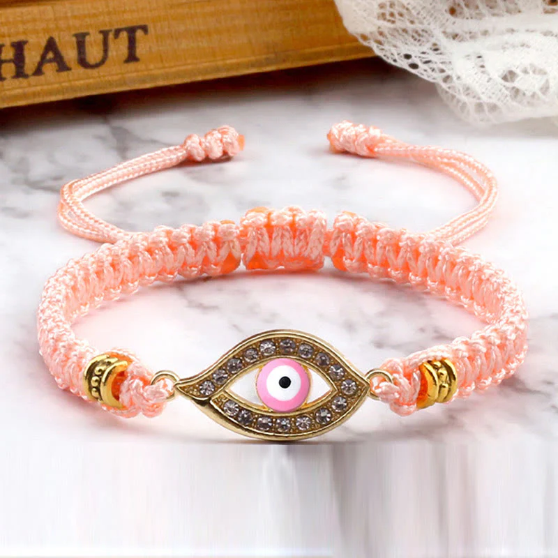 Braccialetto di corda Buddha Stones Evil Eye Keep Away Evil Spirits - Image 72