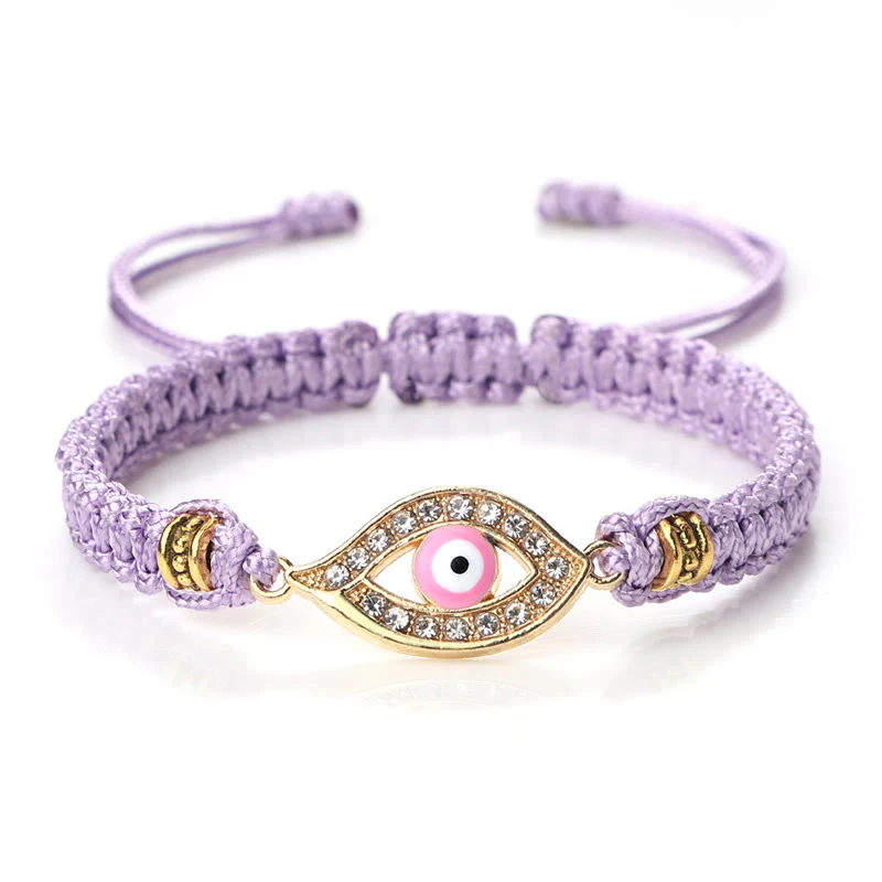 Braccialetto di corda Buddha Stones Evil Eye Keep Away Evil Spirits - Image 76