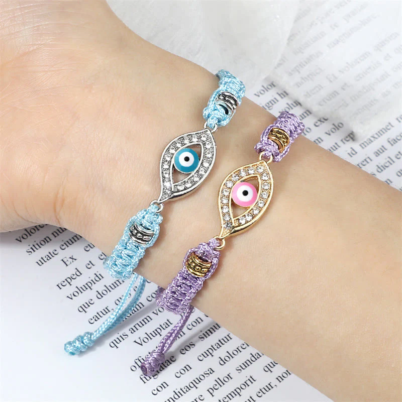 Braccialetto di corda Buddha Stones Evil Eye Keep Away Evil Spirits - Image 79