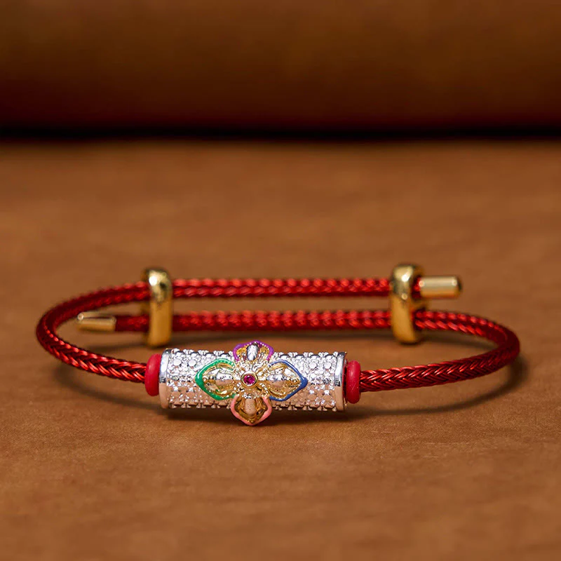 Braccialetto di corda rossa Buddha Stones - Image 2