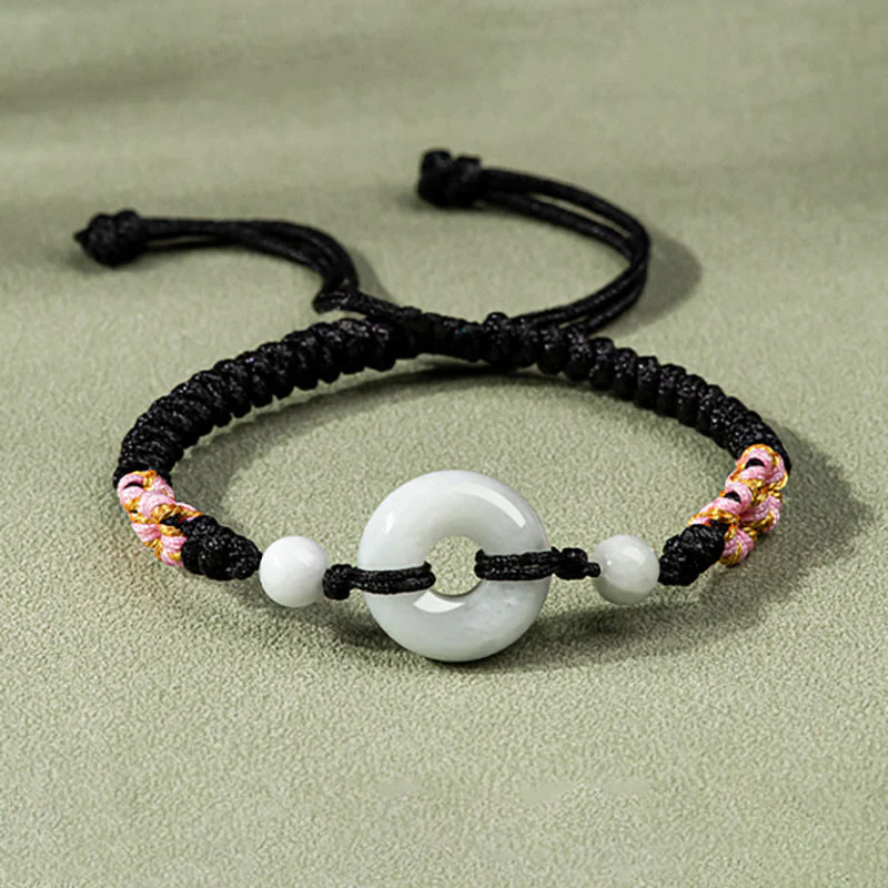 Braccialetto di corda rossa Buddha Stones Jade Luck Abbondanza - Image 11