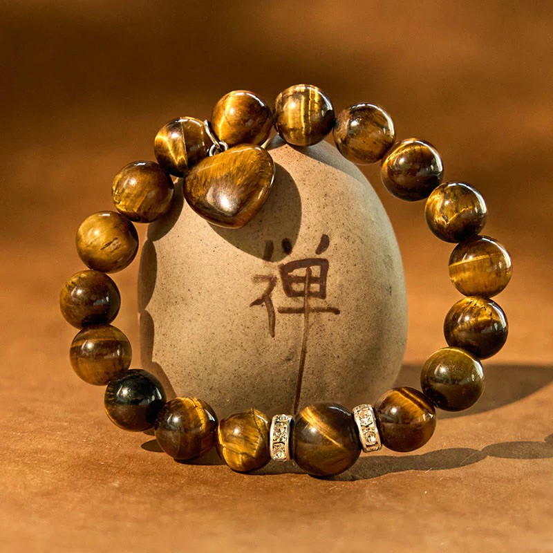 Braccialetto di equilibrio con cuore di amore in avventurina verde cristallo vario Buddha Stones - Image 23