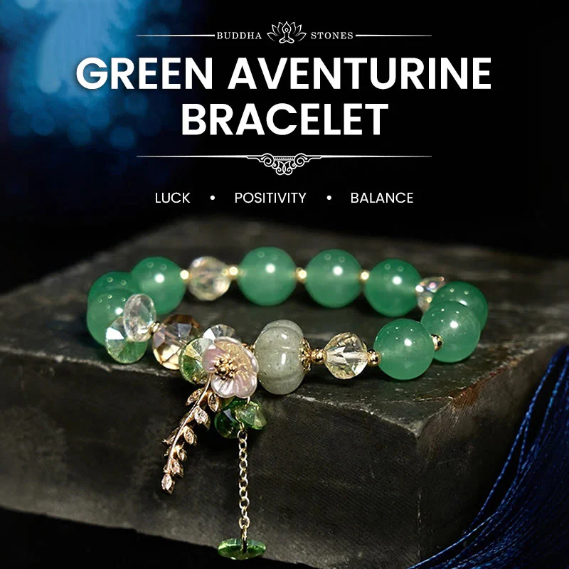 Braccialetto di guarigione Buddha Stones Blue Crystal Ametista Pietra del sole Avventurina verde - Image 16