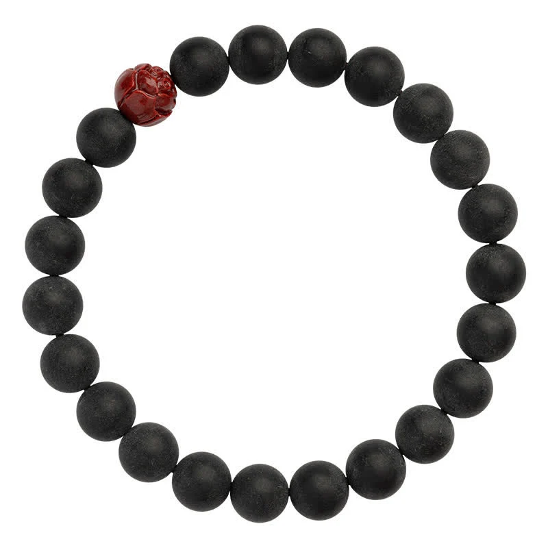 Braccialetto di guarigione Buddha Stones Tibetan Cypress Cinnabar Lotus - Image 12
