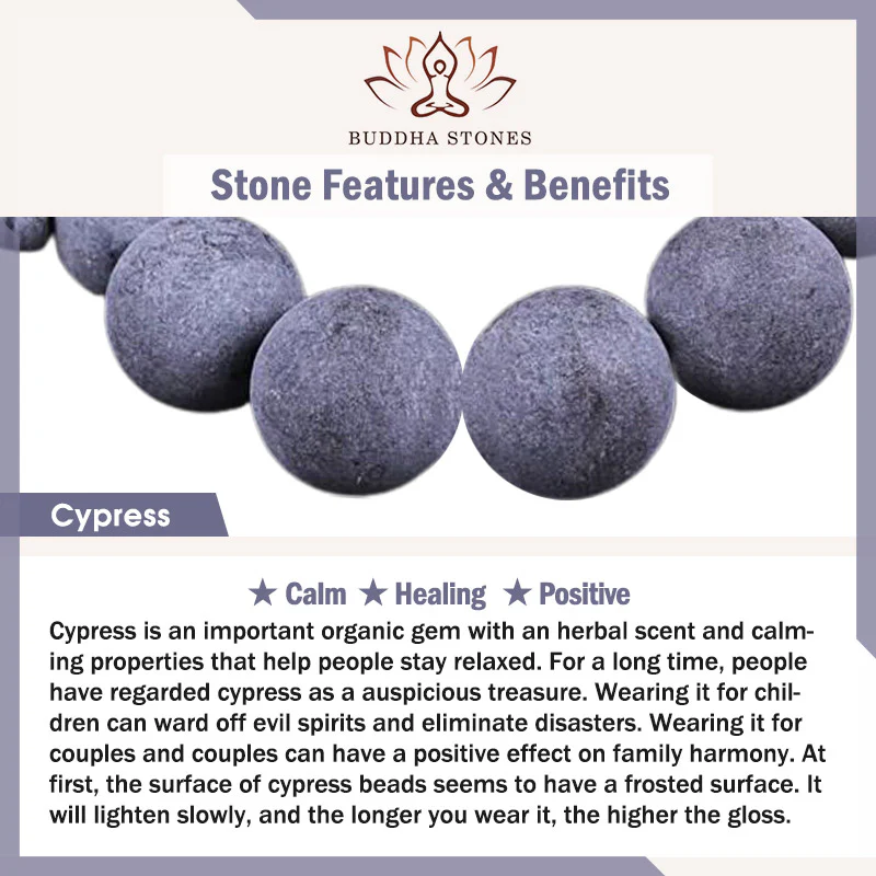Braccialetto di guarigione Buddha Stones Tibetan Cypress Cinnabar Lotus - Image 13