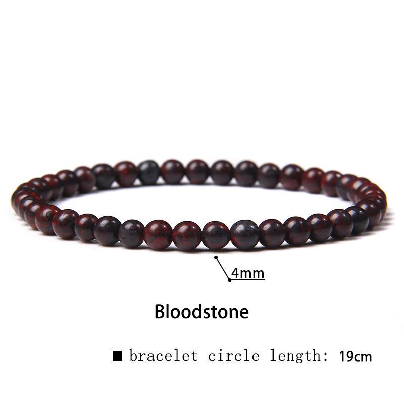 Braccialetto di guarigione con perline di cristallo di varie pietre Buddha Stones da 4 mm - Image 3