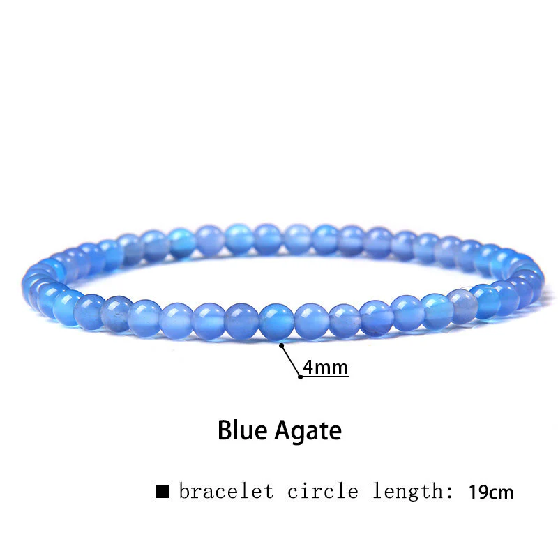 Braccialetto di guarigione con perline di cristallo di varie pietre Buddha Stones da 4 mm - Image 38