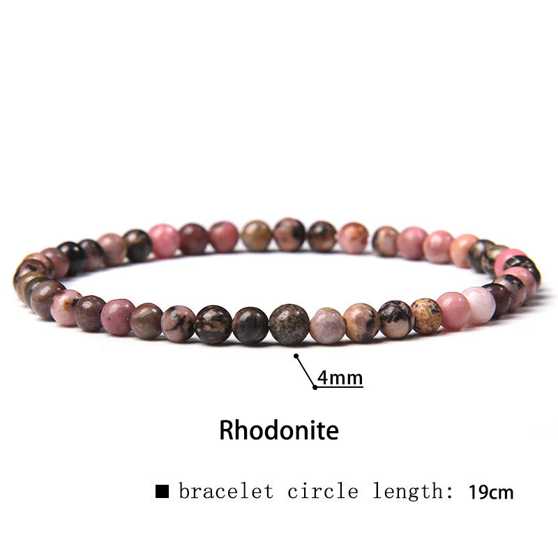 Braccialetto di guarigione con perline di cristallo di varie pietre Buddha Stones da 4 mm - Image 9