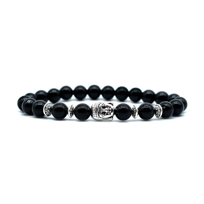 Braccialetto di guarigione dell'amore con Buddha Stones e ametista - Image 12