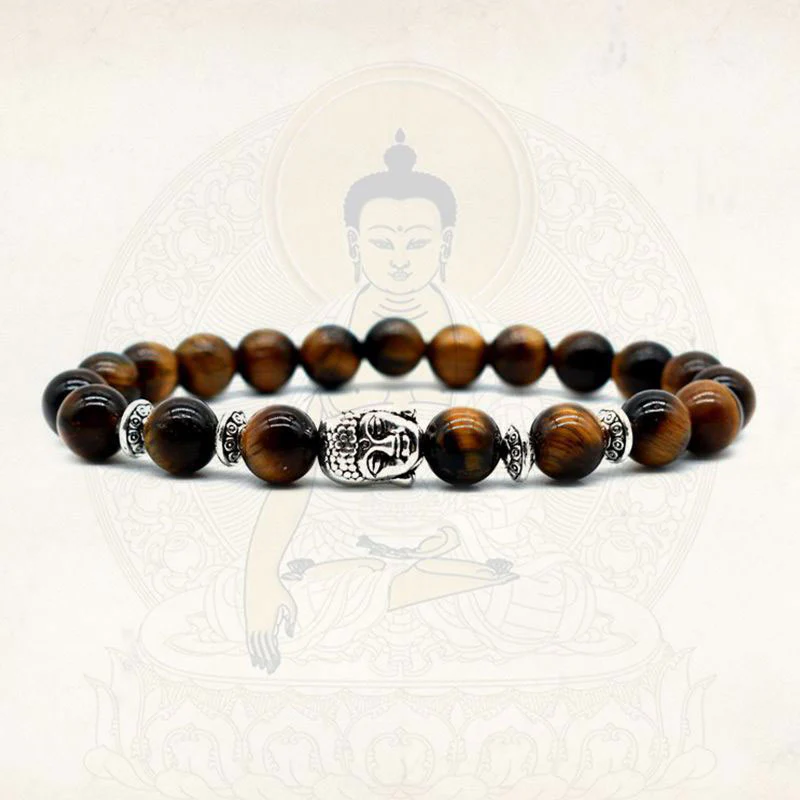 Braccialetto di guarigione dell'amore con Buddha Stones e ametista - Image 17