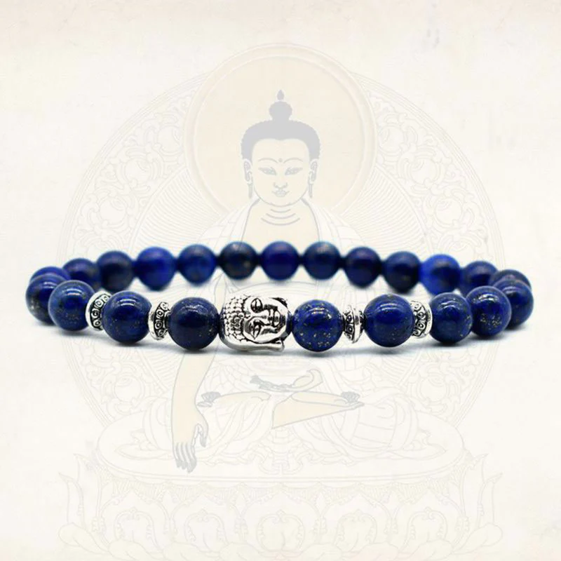 Braccialetto di guarigione dell'amore con Buddha Stones e ametista - Image 7