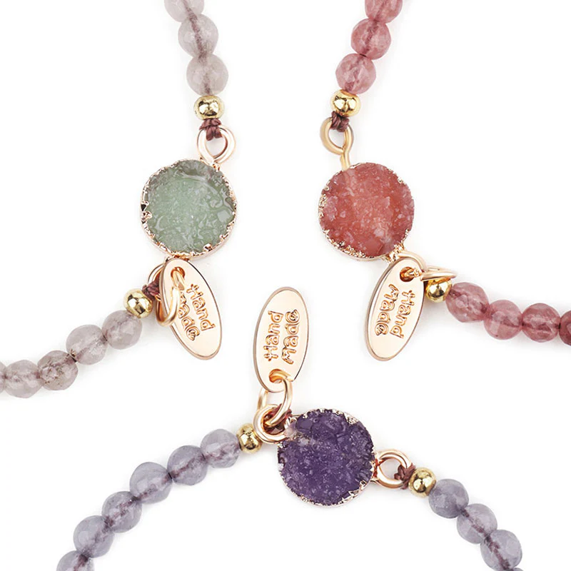 Braccialetto di guarigione fortunato con ciondolo di cristallo naturale Buddha Stones - Image 12