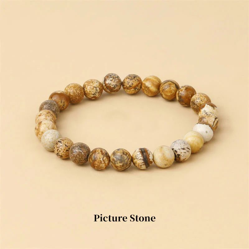 Braccialetto di perle curative in quarzo naturale Buddha Stones - Image 68