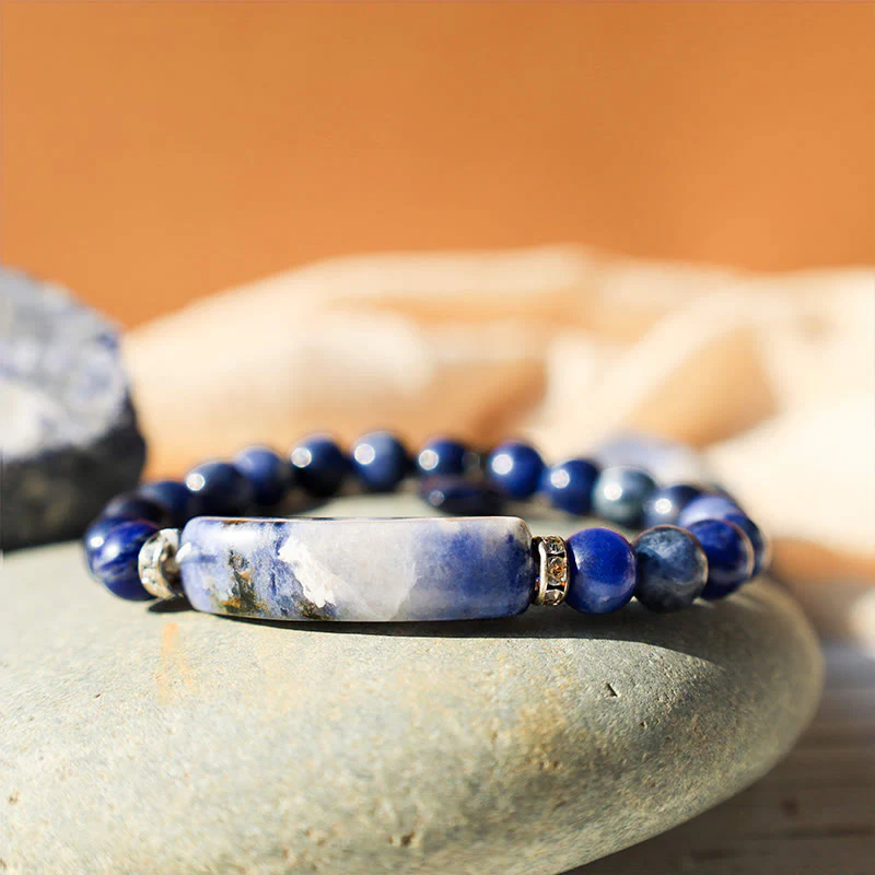 Braccialetto di perline curative con cuore d'amore in quarzo naturale Buddha Stones - Image 12