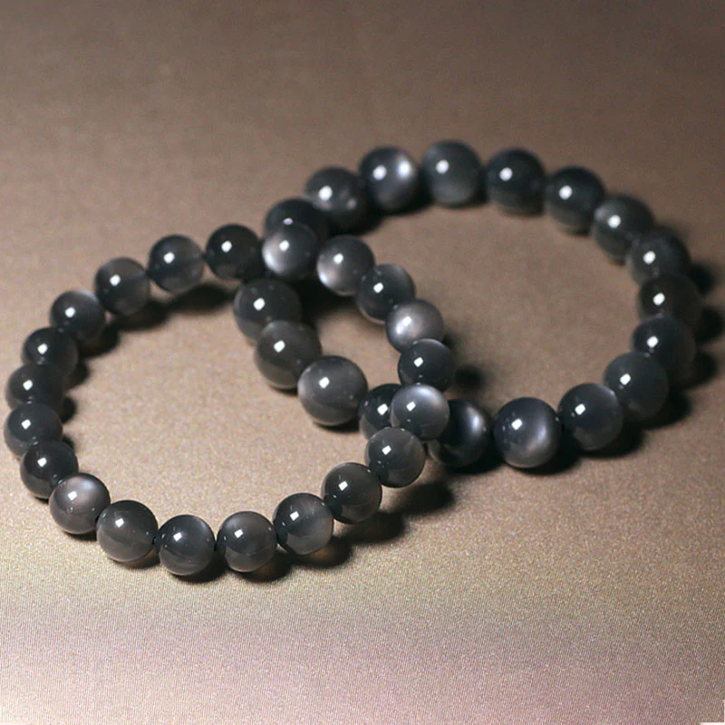 Braccialetto di perline di amore positivo in pietra di luna naturale - Image 12