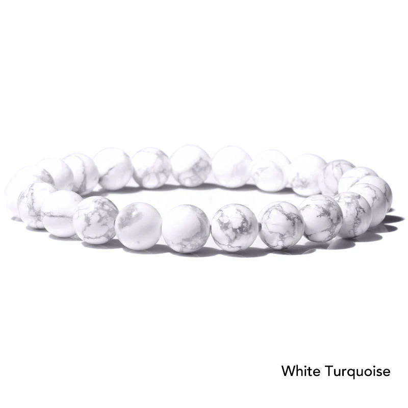Braccialetto di perline di cristallo naturale in pietra di agata - Image 32