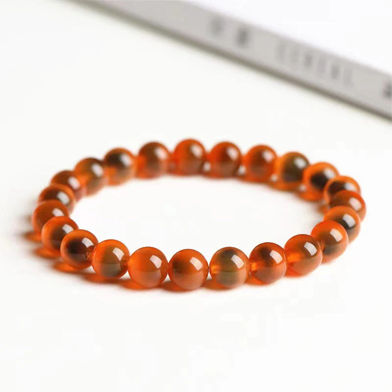 Braccialetto di perline di forza armonia agata caramella colorata naturale Buddha Stones - Image 15