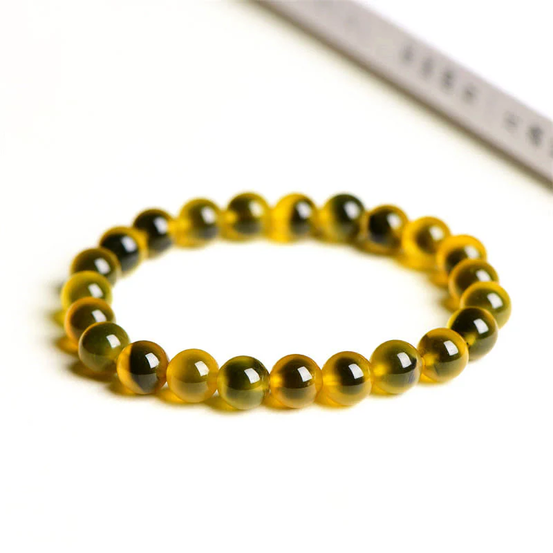 Braccialetto di perline di forza armonia agata caramella colorata naturale Buddha Stones - Image 8